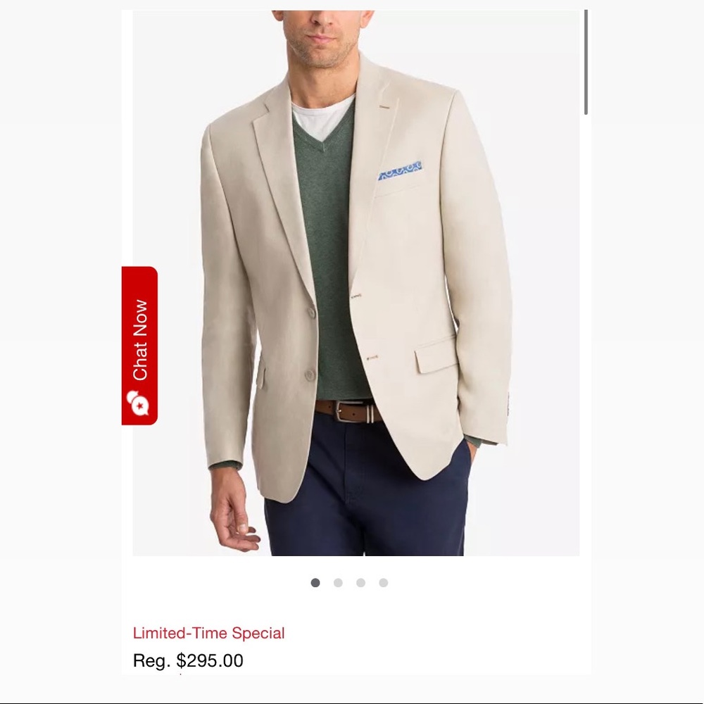 Acquaviva Made In Italy Sport Coat Blazer Beige